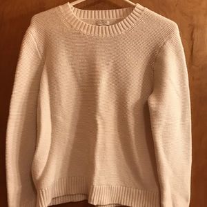 Ivory Crewneck Sweater - J. Crew - Medium